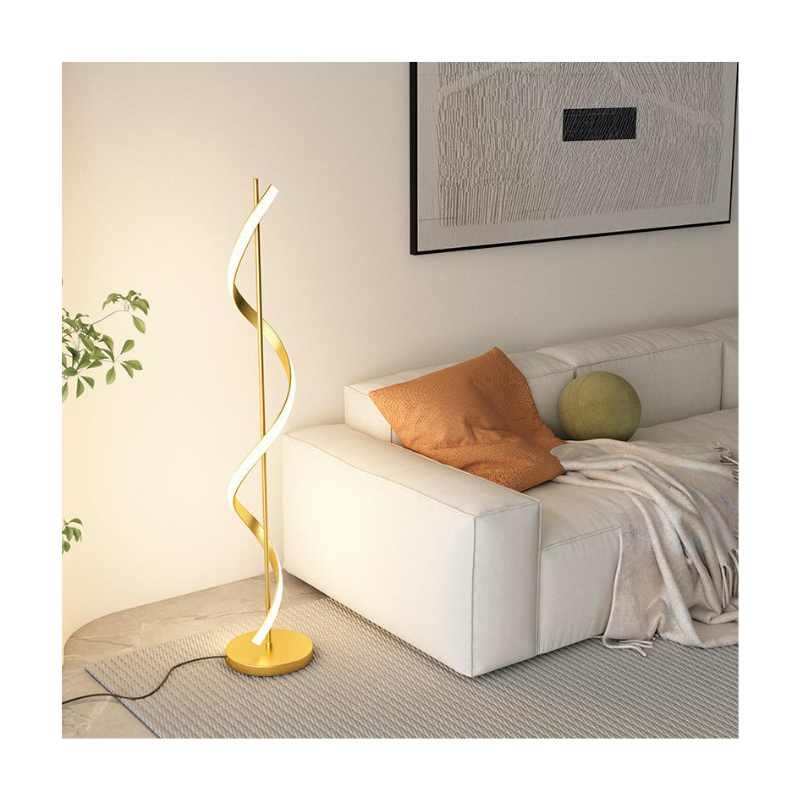 Ribbon Twist LED Floor Lamp